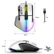 Spirit Of Gamer PRO-M5 ARTIC Gaming egér fehér (S-PM5RGBWT)