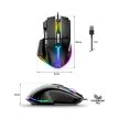 Spirit Of Gamer PRO-M5 RGB Gaming egér fekete (S-PM5RGB)