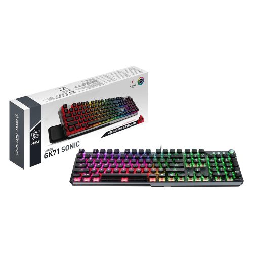 MSI VIGOR GK71 SONIC Gaming US Red Switch billentyűzet (S11-04US271-CLA)