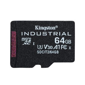   Kingston Industrial Temperature 64GB microSDHC memóriakátya + adapter (SDCIT2/64GBSP)