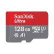 SanDisk Ultra 128GB microSDXC memóriakártya + adapter (SDSQUAB-128G-GN6MA / 215422)