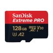 SanDisk Extreme Pro 128GB microSDXC memóriakártya + adapter (SDSQXCD-128G-GN6MA / 214504)