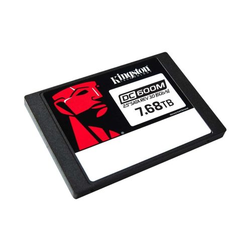 7.68TB Kingston SSD SATA3 2.5" meghajtó DC600M (SEDC600M/7680G)