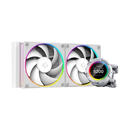 ID-Cooling Space SL240 WHITE CPU vízhűtés fehér