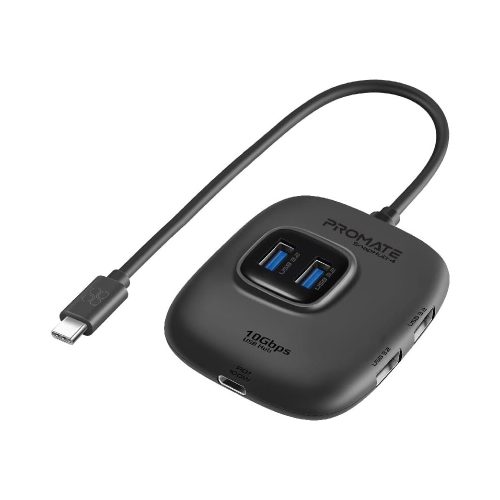 Promate USB-C 5in1 HUB szürke (SNAPHUB-4)