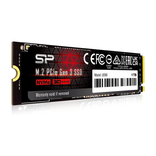 1TB Silicon Power UD80 M.2 SSD meghajtó (SP01KGBP34UD8005)
