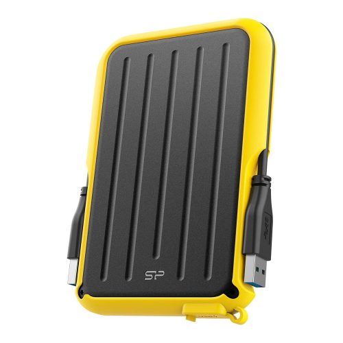 2TB 2,5" Silicon Power Armor A66 külső winchester fekete-sárga (SP020TBPHD66SS3Y)