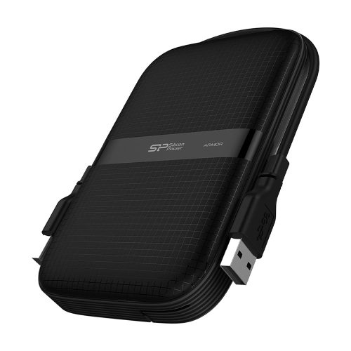 4TB 2,5" Silicon Power Armor A60 USB 3.0 külső winchester fekete (SP040TBPHDA60S3A)