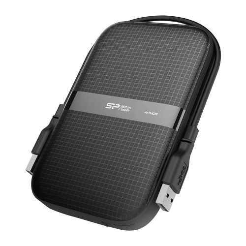 5TB 2,5" Silicon Power Armor A60 USB 3.0 külső winchester fekete (SP050TBPHDA60S3A)