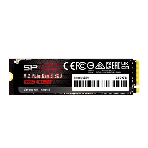 250GB Silicon Power UD80 M.2 SSD meghajtó (SP250GBP34UD8005)