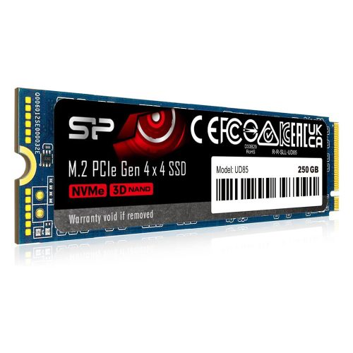250GB Silicon Power UD85 M.2 SSD meghajtó (SP250GBP44UD8505)
