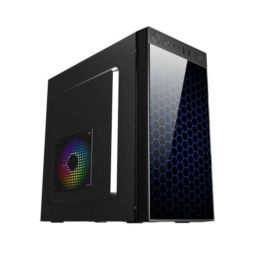 Spire Tricer 1415 420W mATX ház fekete (SPM1415B-420W-E12-U3)