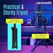 Streamplify MIC Tripod asztali mikrofon fekete (SPMC-MZ1C127.11)