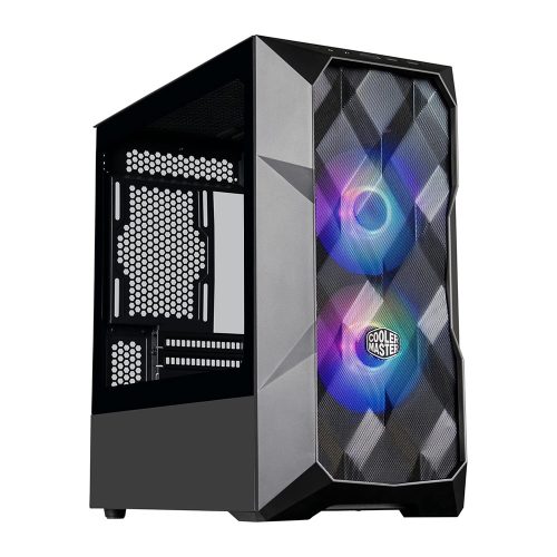 Cooler Master TD300 Mesh táp nélküli MicroATX ház fekete (TD300-KGNN-S00)