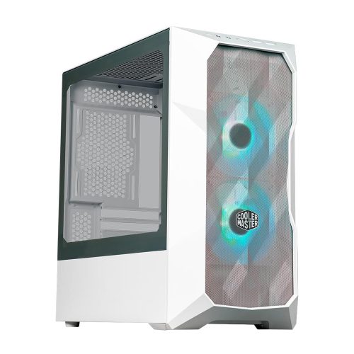 Cooler Master TD300 Mesh táp nélküli MicroATX ház fehér (TD300-WGNN-S00)