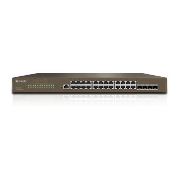   Tenda TEG3328F 10/100/1000Mbps 24 portos + 4xSFP L2 Managed switch