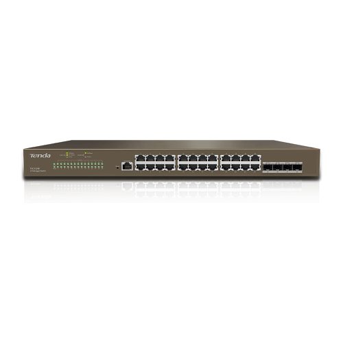 Tenda TEG3328F 10/100/1000Mbps 24 portos + 4xSFP L2 Managed switch