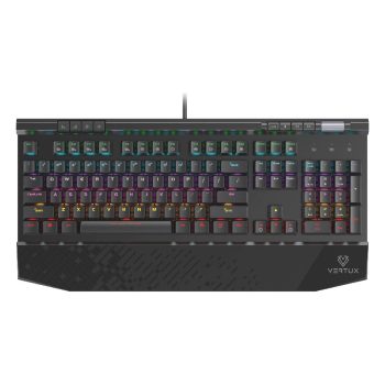   Vertux Tungsten mechanikus angol billentyűzet fekete (TUNGSTEN.BK/EN)