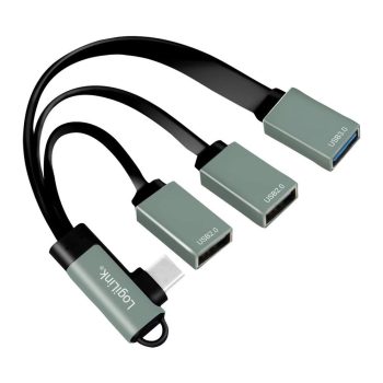 Logilink USB 3.2 hub 2xUSB 2.0 1xUSB 3.0 (UA0361)