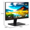 22" ViewSonic VA2215-H LCD monitor fekete