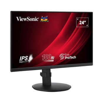 24" ViewSonic VG2408A-MHD LCD monitor fekete