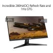 27" ASUS TUF Gaming VG279QM1A LCD monitor fekete