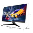 27" ASUS VY279HGE LCD monitor fekete