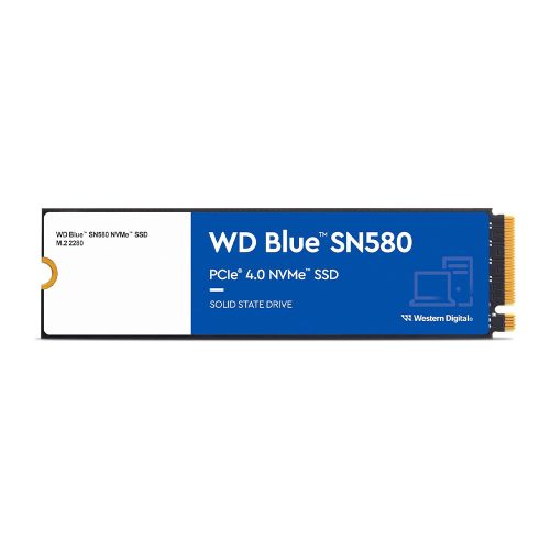 1TB WD Blue SN580 M.2 NVMe SSD meghajtó (WDS100T3B0E)