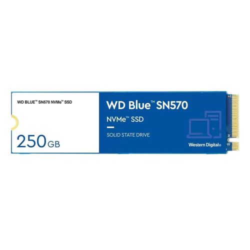 250GB WD Blue SN570 M.2 SSD meghajtó (WDS250G3B0C)