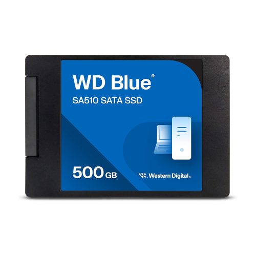 500GB WD Blue SA510 2.5" SSD meghajtó (WDS500G3B0A / WDBB8H5000ANC)