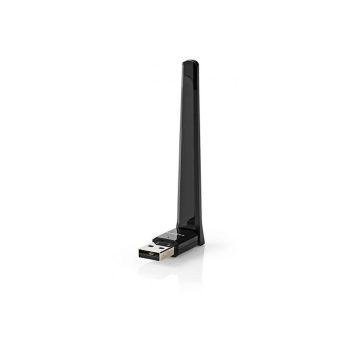 Nedis AC600 Dual Band USB2.0 Wi-Fi adapter (WSNWA600BK)