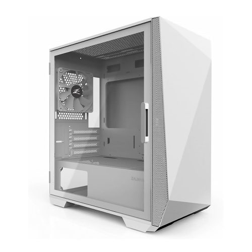 Zalman Z1 Iceberg White táp nélküli ablakos Micro ATX ház fehér