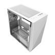Zalman Z1 Iceberg White táp nélküli ablakos Micro ATX ház fehér