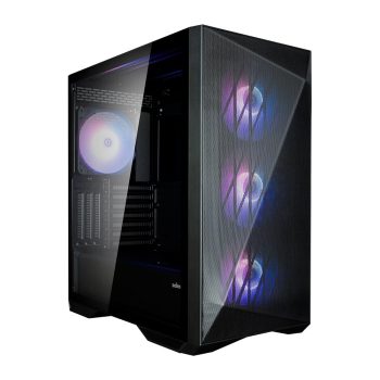   Zalman Z9 Iceberg MS_Black táp nélküli ablakos ház fekete