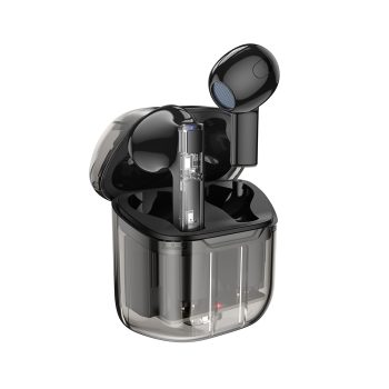   BOROFONE TWS BW23 CRYSTAL BEAN TRANSPARENT EDITION BLUETOOTH FEJHALLGATÓ Fekete
