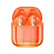 BOROFONE TWS BW23 CRYSTAL BEAN TRANSPARENT EDITION BLUETOOTH FEJHALLGATÓ NARANCS
