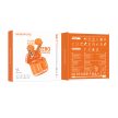 BOROFONE TWS BW23 CRYSTAL BEAN TRANSPARENT EDITION BLUETOOTH FEJHALLGATÓ NARANCS
