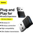 Baseus BA04 Bluetooth adapter fekete (ZJBA000001)