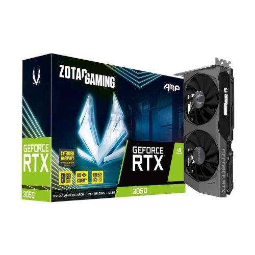 Zotac GeForce RTX 3050 8GB AMP videokártya (ZT-A30500F-10M)