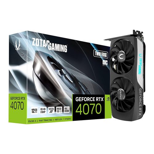 Zotac GeForce RTX 4070 12GB Twin Edge OC videokártya (ZT-D40700H-10M)