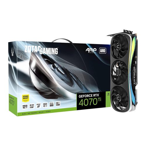 Zotac GeForce RTX 4070 Ti 12GB AMP AIRO videokártya (ZT-D40710F-10P)