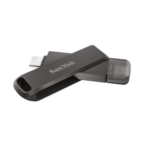 SanDisk iXpand Flash Drive Luxe Type-C / Lightning fekete Pendrive 256GB (SDIX70N-256G-GN6NE / 186554)