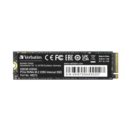256GB Verbatim M.2 NVMe Vi3000 SSD meghajtó (49373)